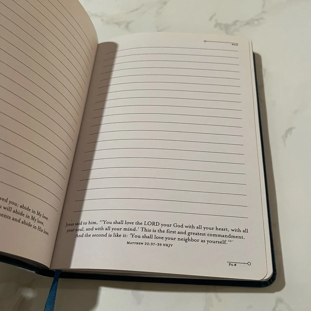 Philippians 4:13 In Christ Floral Embossed Leather Scripture Journal Notebook
